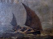 Georges Jansoone Seascape with smack china oil painting artist